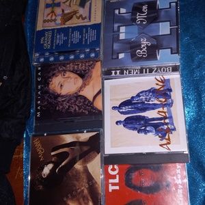 6 cds(1996 Grammy Nominees TLC all 4 one Boyz II Men Mariah Carey)
